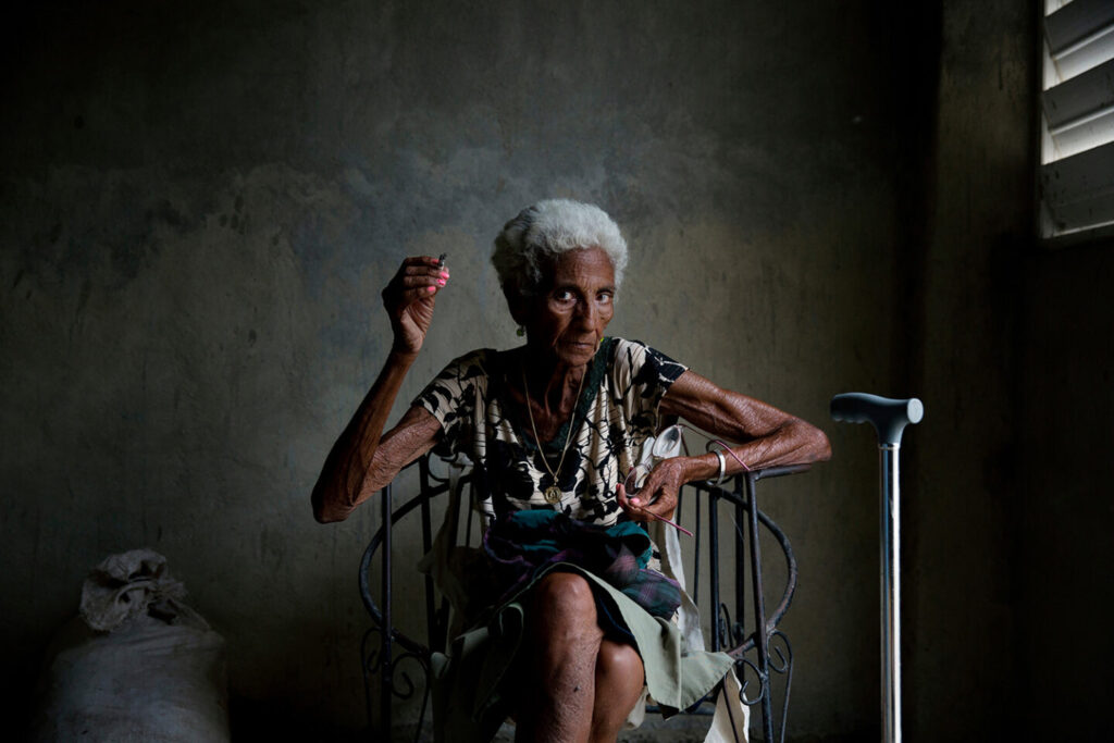 Portrait exploring exclusion and aging by Oded Wagenstein.